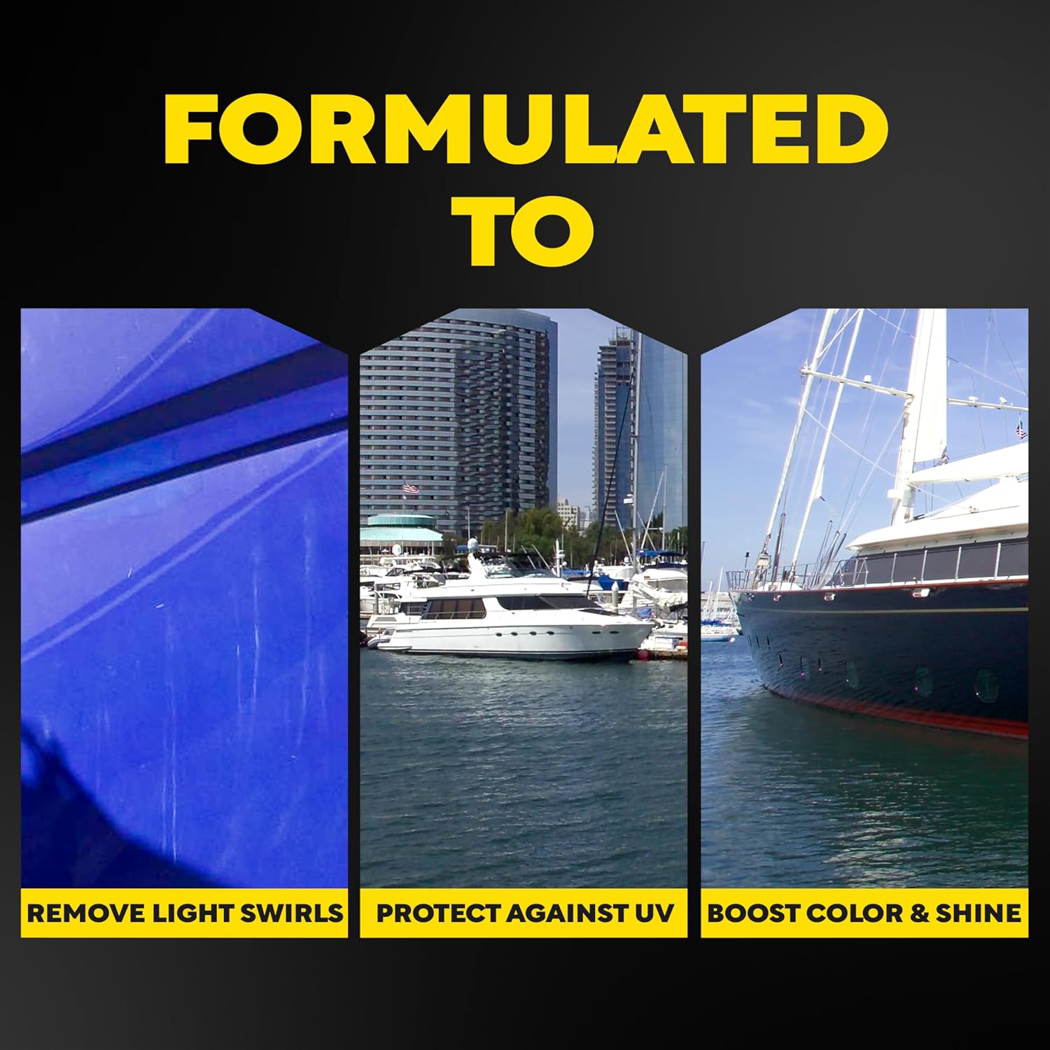 Meguiar's M6332 Flagship Premium Marine Wax, Easy to Use Boat Polish and Wax, Remove Scratches, Swirls, and Oxidation While Leaving Lasting Protection, 32 Oz Bottle - Image 4