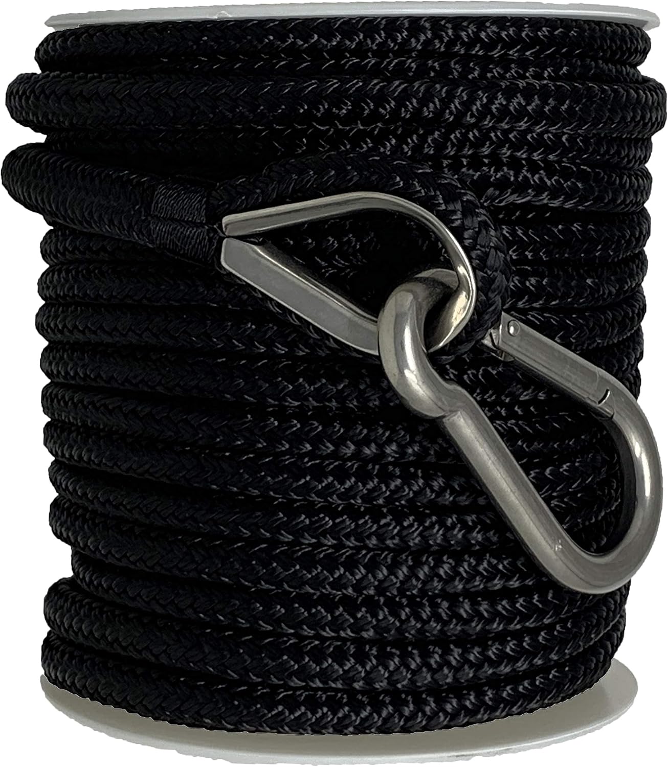 RainierSupplyCo Boat Anchor Rope - Double Braided Marine Rope Anchor Line - 100/150 / 200/300 ft Nylon Boating Line with 316 Stainless Steel Thimble and Heavy Duty Marine Grade - Image 7
