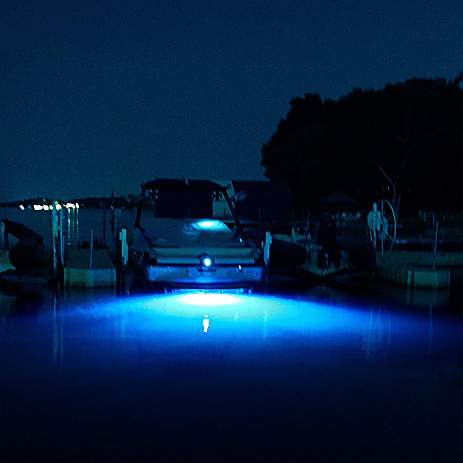 Tidal Wake IP68 LED Underwater Boat Drain Plug Light, Fits 1/2" NPT Threaded Drain, No Holes to Drill! Ultra-Bright Underwater Marine Lighting in Minutes! for Cruising, Fishing, Swimming (Green) - Image 3