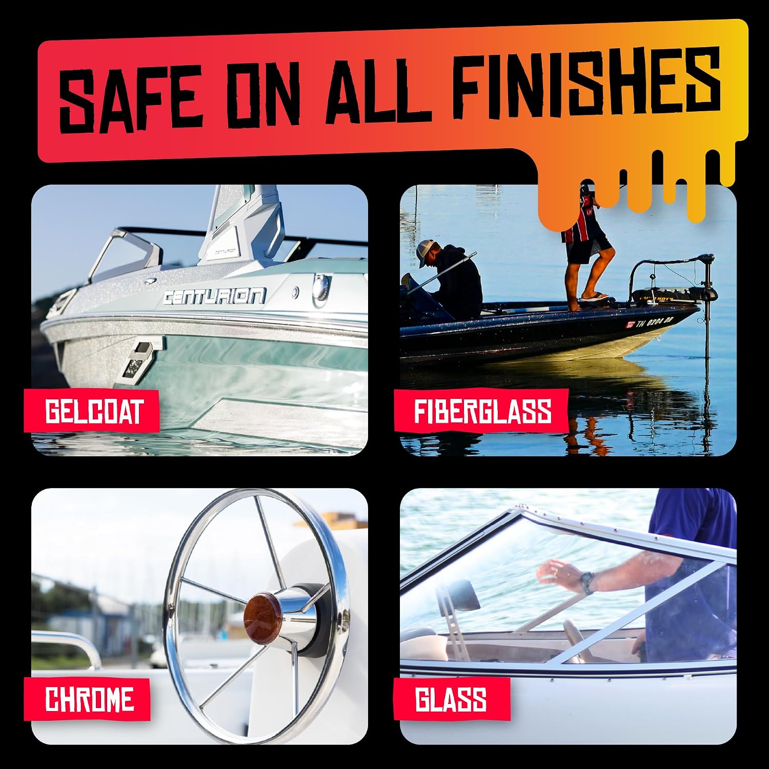 Boat Juice Protection Boat Ceramic Coating | Boat Wax Spray, Marine Ceramic Coating | Superior Shine + Protection | Very Cherry Scent | Marine Detailing & Cleaning Supplies | Made in USA (16oz) - Image 6