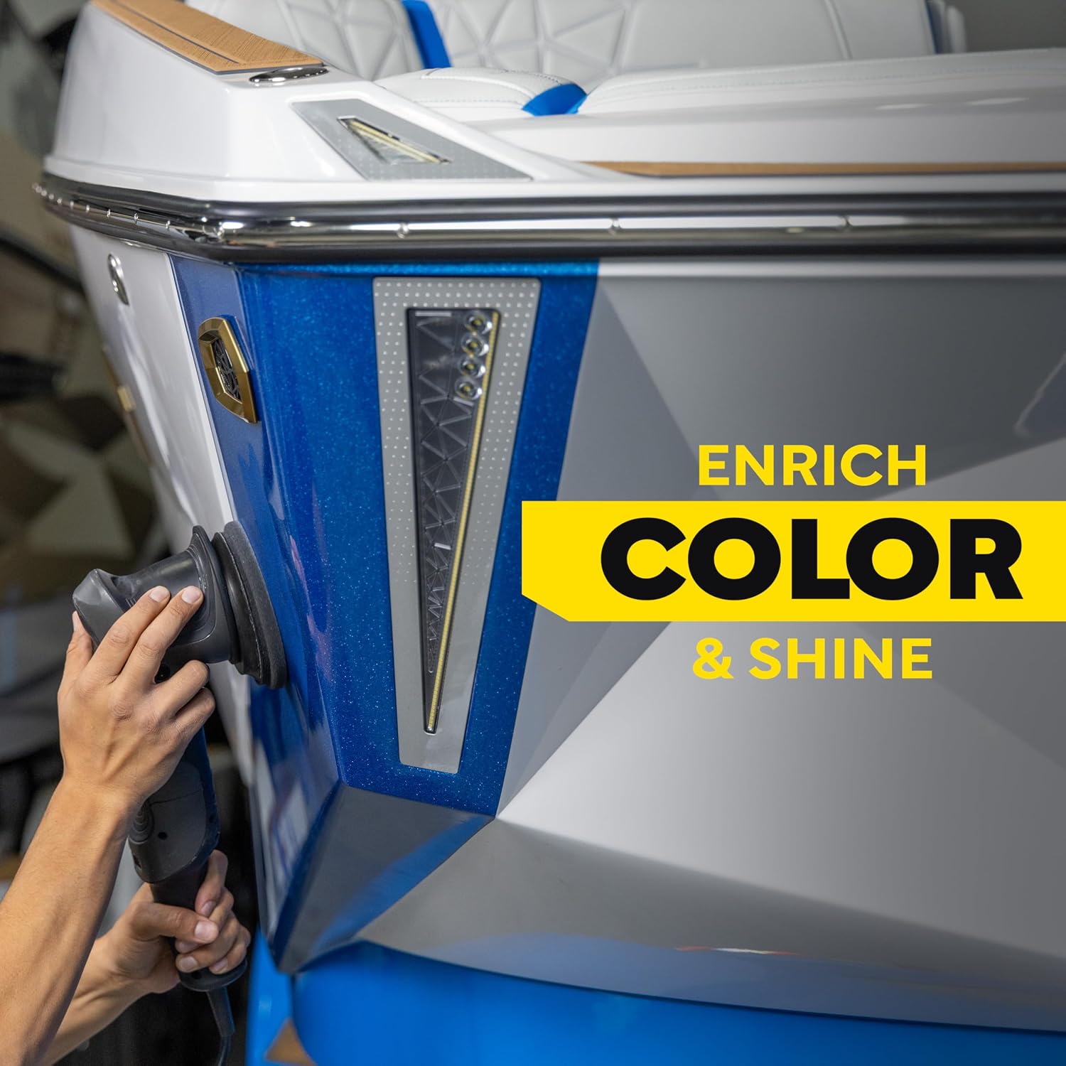 Meguiar's M6332 Flagship Premium Marine Wax, Easy to Use Boat Polish and Wax, Remove Scratches, Swirls, and Oxidation While Leaving Lasting Protection, 32 Oz Bottle - Image 6