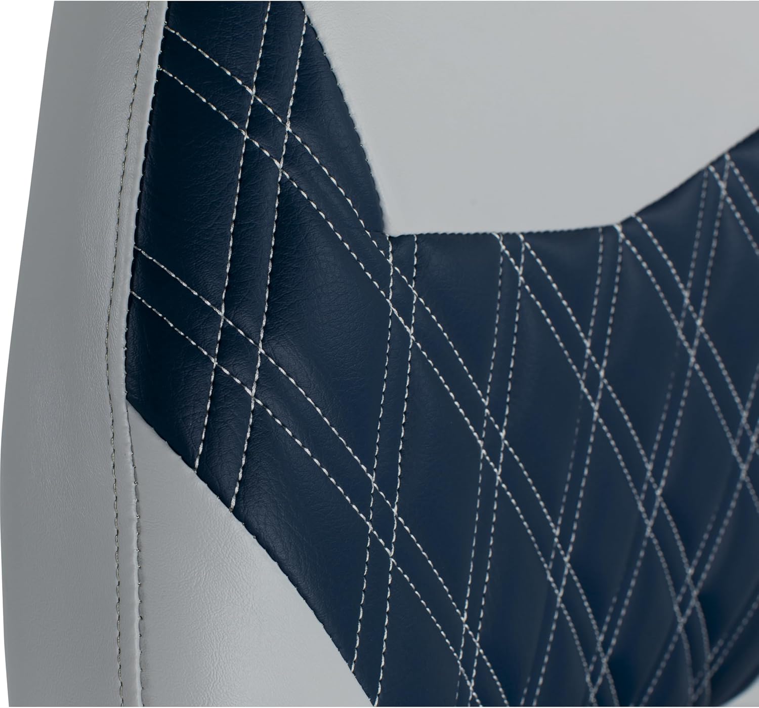Lippert Sunset Collection Folding Pontoon Boat Seat, Contoured Foam Cushioning, Durable Marine-Grade Vinyl, Poly Frame, Pedestal Not Included, 19" L x 19" W x 22.5" H - 2024023317 - Image 9
