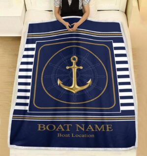 Personalized Boat Blanket for Owner...