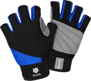 FitsT4 Sports Half Finger Padded Pa...