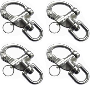 4 Pack Swivel Eye Snap Shackle, Mar...