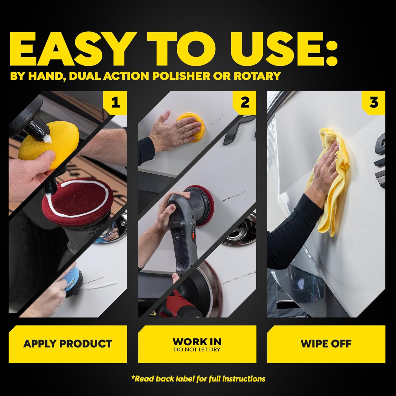 Meguiar’s Marine/RV One Step Boat Compound, Oxidation Remover, Boat Water Spot Remover, Also Removes Stains and Scratches, Restores Color and Shine to Fiberglass Gel Coat Finishes, 32 Oz - Image 9