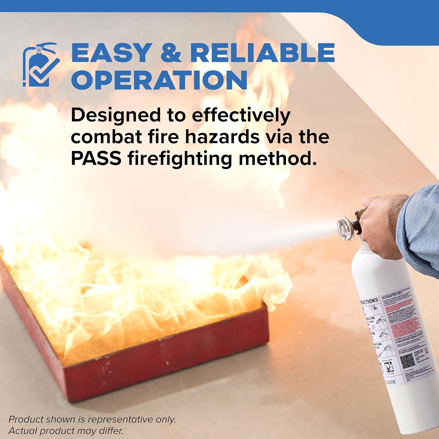 Kidde Mariner 5 Fire Extinguisher for Boats and Watercrafts, 5-B:C, MAR5 | Coast Guard Approved Marine Extinguisher for Very Small Flammable Liquids/Gases and Electrical Fires, 2 lb. Dry Chemical - Image 8