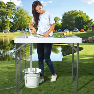 42.5″ Fish Cleaning Table wit...