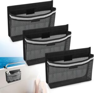 Linkstyle 3PCS Boat Storage Mesh Ba...