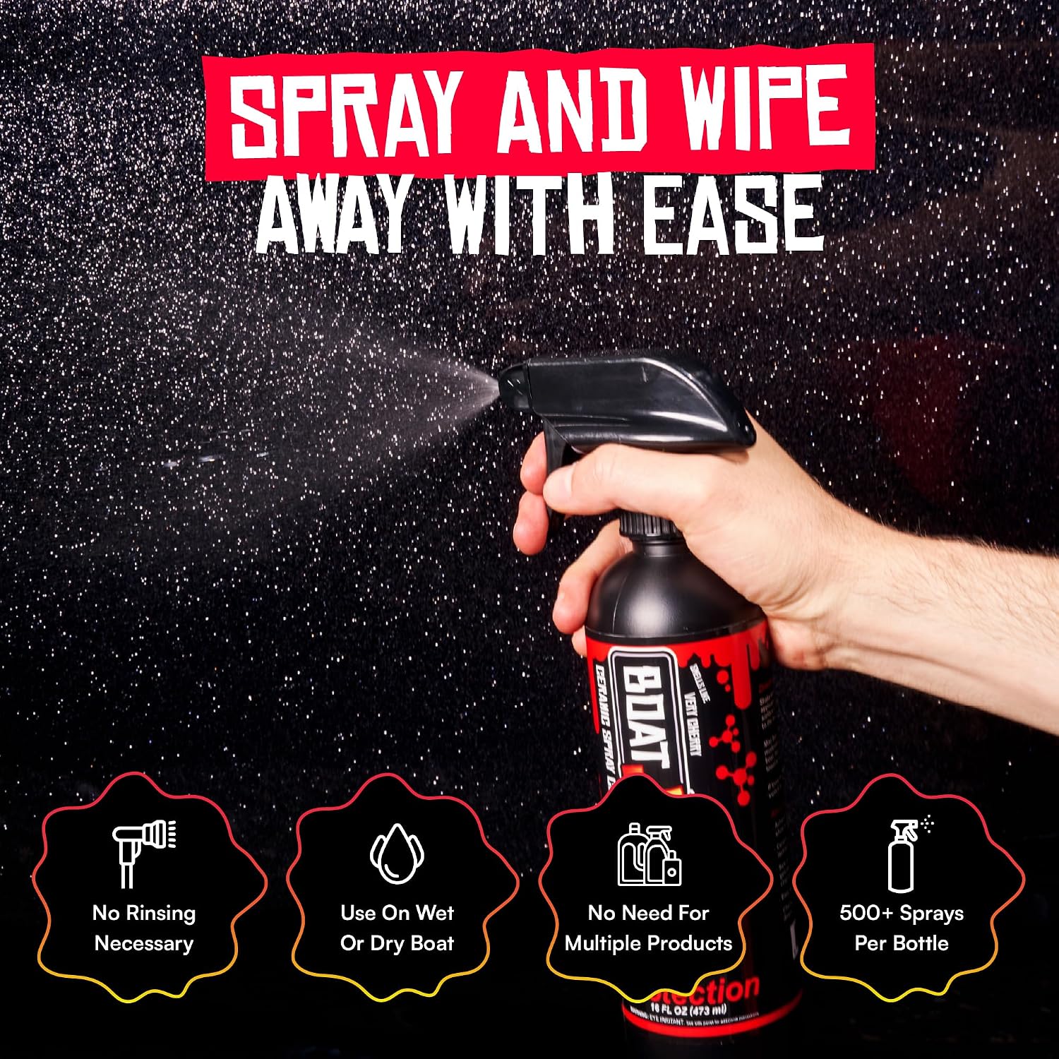 Boat Juice Protection Boat Ceramic Coating | Boat Wax Spray, Marine Ceramic Coating | Superior Shine + Protection | Very Cherry Scent | Marine Detailing & Cleaning Supplies | Made in USA (16oz) - Image 7