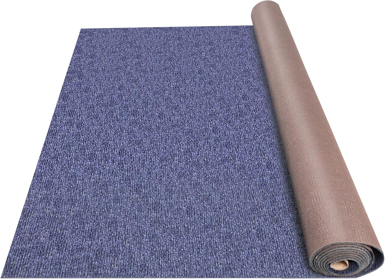 Happybuy 6 ft x 13 ft Deep Blue Marine Carpet for Boats Waterproof - 0.18" Thick Indoor Outdoor Rug Carpet Roll for Home Patio Porch Deck