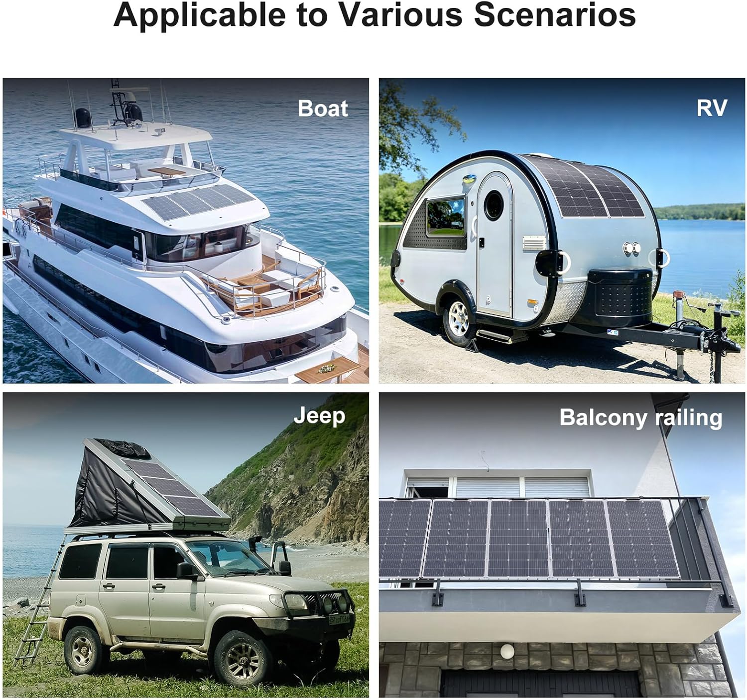 Solarapex 100watt Flexible Solar Panel -Lightweight Mono Solar with ETFE Coating, IP68 Waterproof, Fiberglass Protection for 12V Battery Charging in RV, Boat, Marine, Camping & Off-Grid(100W) - Image 8