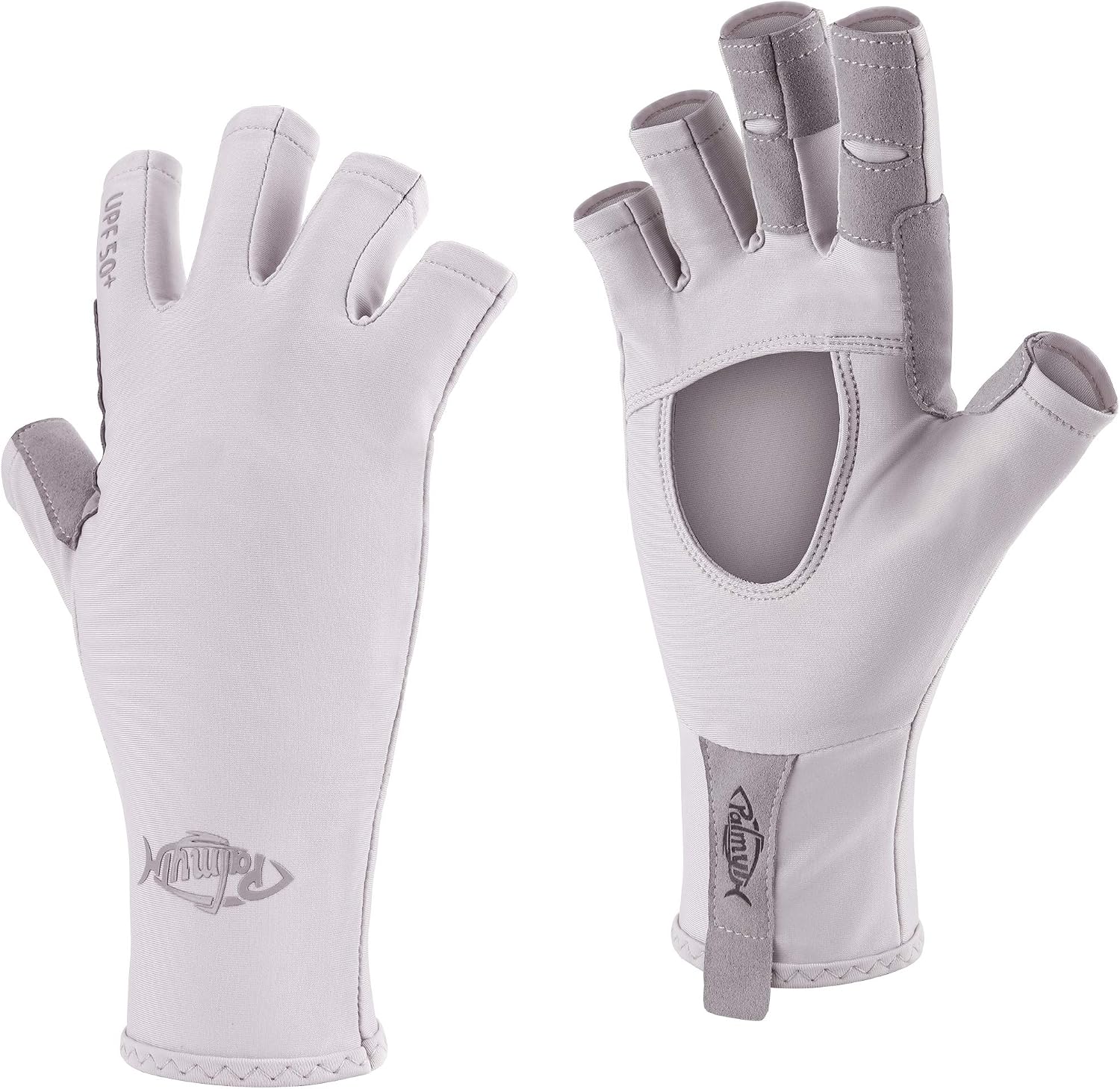 Palmyth UV Protection Fishing Fingerless Gloves UPF50+ Sun Gloves Men Women for Kayaking, Hiking, Paddling, Driving, Canoeing, Rowing