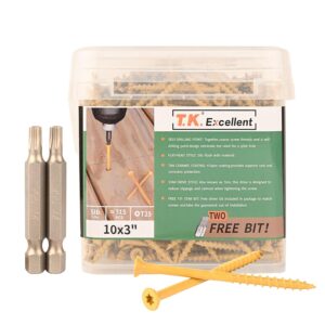 T.K.Excellent Deck Screws 3 Inch Wo...