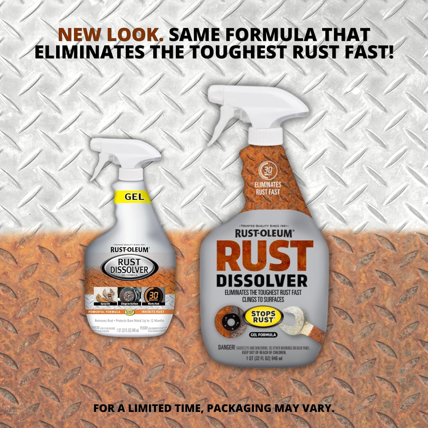 Rust-Oleum Rust Dissolver Trigger Spray Gel | Heavy-Duty Corrosion Remover for Metal Tools, Cars, Bikes, Grills, Bolts, Firearms & More | 32 oz - Image 2