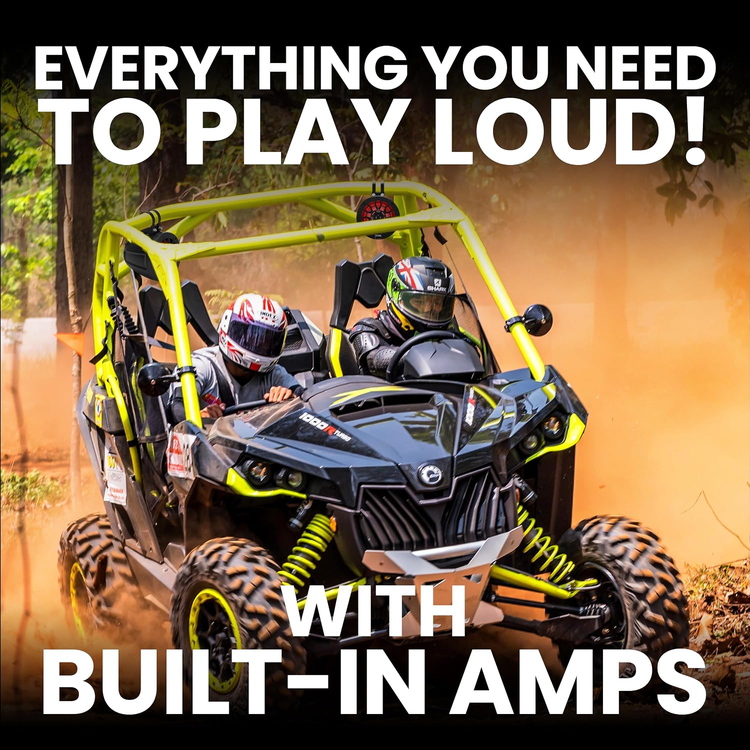 BOSS Audio Systems MPWT50RGB ATV UTV Marine Boat 5.25 Inch Stereo Wake Tower Speakers – Full Range, 2 Way, IPX6 Weatherproof, Multi-Color Illumination, 500 Watts Per Pair, Golf Cart Compatible - Image 2