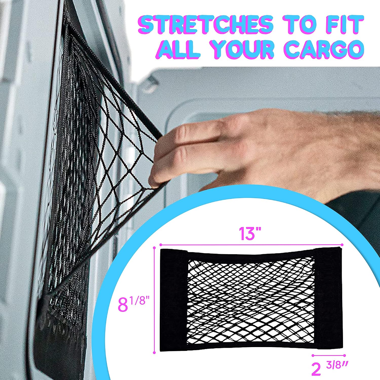 Cooler Net for Dry Storage and Organization - Compatible with YETI, RTIC, Ninja, Igloo, Coleman, Lifetime, Pelican Ice Chests - Works with Cooler Lights, Wheel Kits, RTIC Cooler Accessories, and More - Image 4