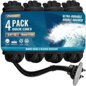 AUTOWN 4 Pack 3/8″ x 15′...