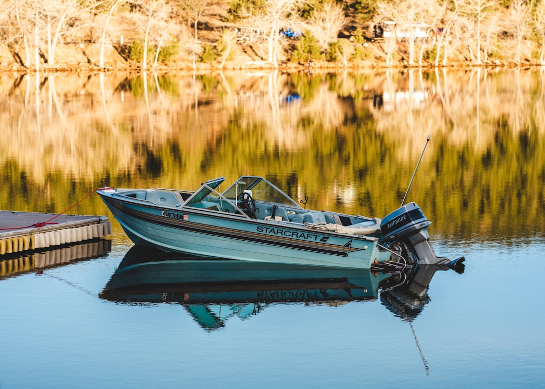 A variety of boats lined up for sale at a marina, showcasing different types and sizes.