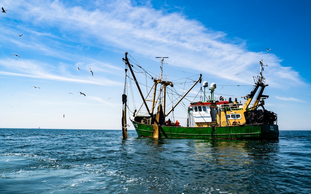 A collection of fishing boats docked at a marina, showcasing various styles and features.