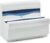 DeckMate Complete 38″ Classic Pontoon Boat Seat Bench and Base – White, Blue and Light Blue