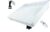 Pactrade Marine Bait Cutting Board for Boat – Adjustable Fish Cleaning Filet Table with Compartments, Knife Slots, and Engraved Fish Scale | Easy to Transport & Store (Rail Mount) White