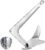 316 Stainless Steel Bruce Style Claw Anchor, Marine Grade Mirror Polished Boat Anchor for Saltwater Boats, Sailboats, Cruisers, Fishing Boats & Bow Roller Setup, 11 lb/16.5 lb/22 lb