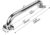 2 Pack Boat Grab Handle, 12″ Polished 316 Stainless Steel Handle Handrail, Round Tube Boat Grab Bar, Heavy Duty Marine Grab Handle for Boats, Yachts, RV