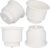 Yuanhe White Plastic Cup Drink Holder Insert with Drain for Boat Car Marine Rv, 4PCS