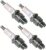 NGK Spark Plug BR8ES For Motorcycle, Marine, ATV and more – Copper Core, Nickel Electrode – Set of 4