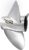 OEM Grade 3-Blades Merucury Stainless Steel Propeller for Boat Outboard Engines for Mercury 40HP 50HP 60HP with 3-1/4″ Gearcase