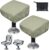 QualyQualy Boat Seat Covers 2Pack, Waterproof Folding Chair Cover, Heavy Duty 900D Oxford, Windproof Dual Lock Snaps, Universal Fit Pontoon Boat Pedestal & Folding Seats 18W x 20D x 14H, UV Protection