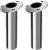 Fishing Rod Holder 2 Pack, 316 Stainless Steel 15/30/90 Degree Rod Holders for Fishing Boat, Flush Mount with Cap, Heavy Duty