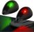 Boat Navigation Lights Side Mount, Red and Green Bow Lights for Boats LED Waterproof IP67, Marine Navigation Boat Light for Pontoon, Fishing, Bass & Jon Boats