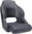 High Back Pontoon Captain Seat Marine Boat Bucket Seats Premium Sports Flip Up Captains Chair with Armrest
