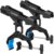 PLUSINNO 1/2/4 Pack Fishing Rod Holders for Boat, Fishing Rod Holder with Enlarge Clamp, Innovative Dual-V Shaped Design, Fit Round/Square Tube Boat Fishing, Fishing Gear, Fishing Gifts for Men