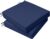AAAAAcessories Outdoor Seat Cushions for Chairs, Waterproof, Fade-Resistant, 19″ x 19″ x 3″, Patio Furniture Replacement Cushions, Set of 2, Navy Blue
