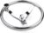 Stainless Steel Boat Steering Wheel 3 Spoke 13-1/2″ Dia, with 5/8″ -18 Nut and Turning Knob for Seastar and Verado