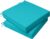 AAAAAcessories Outdoor Seat Cushions for Chairs, Waterproof, Fade-Resistant, 20″ x 20″ x 3″, Patio Furniture Replacement Cushions, Set of 2, Turquoise Blue