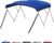 KEMIMOTO Bimini Top for Boat, Bimini Tops Cover 600D Marine Grade Canvas Boat Canopy with 6ft Length 54 in – 96 in Width 46 in Height, Includes Mounting Hardware, Straps Rear Support Poles