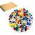 200 Pcs Mixed Auto Car Nylon License Plate Screw Inserts Nylon Grommet Nut Assortment for Automotive Body Bumper Fender Liner Grille Headlamp License Plate Door Panel Trim Nuts