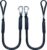 4 Feet Bungee Dock Line Mooring Rope 2-Pack for Docking with Stainless Steel Clip Accessories for Boats PWC, Built in Snubber, Kayak, Watercraft,SeaDoo,Jet Ski, Pontoon, Canoe, Power Boat