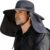 DOCVIT Fishing Hat for Men&Women,Outdoor UV Waterproof Wide Brim Bucket Hat,UPF50+ Sun Hat with Neck Flap