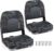 Goplus Low/High Back Boat Seats, Folding Boat Seat with Stainless Steel Screws & Aluminum Hinges, Thickened Sponge Padding, Waterproof Fishing Captain Boat Seats, TideLine(2 Packs-Dark Camo)