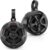 Pyle 2-Way Dual Waterproof Off-Road Speakers, 4 Inch 800 Watt Marine Grade Wakeboard Tower Speakers System, Full Range Outdoor Audio Stereo Speaker for ATV, UTV, Quad, Jeep, Boat – PLUTV41BK, Black