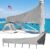 Mainsail Boom Cover for Sailboats, 1200D Waterproof UV-Resistant Sailboat Mainsail Cover, Waterproof, Heavy Duty Sailboat Boom Cover Fits 12-13 ft Boom, Gray
