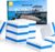 10PCS Boat Scuff Erasers – RAINFLOW Boat Wipes Boat Accessories for Women and Men Magic Cleaning Sponge for Cleaning Pads Supplies Boat Interior Cleaner Thicken Premium Magic Sponge Gifts