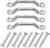 EXVITAL Stainless Steel Pad Eye Kit for Bimini Boat Top Straps Kayak Deck Loops Cooler Tie Down Battery Hold Down Marine Hardware 4 Pack