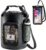 5L Waterproof Dry Bag with Bottle Holder & Mesh Pocket, 500D PVC Tarpaulin Roll Top Dry Sack with Inner Waterproof Adsorption Film, Lightweight Dry Bag for Kayaking, Beach, Boating, Fishing, Travel