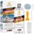 Marine Fiberglass Repair Kit for Boats, Gel Coat Repair Kit for Boats, Epoxy Filler for Fiberglass Boats Fix Holes, Chips and Deep Cracks, Gelcoat repair kit for Fiberglass, Acrylic, Porcelain(White)